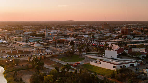 istock Drone Shot of U.S Customs in Laredo, Texas 1395606840