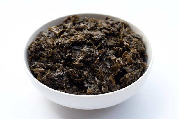 istock Olive Pickled Green Mustard with Mushroom 1395607877