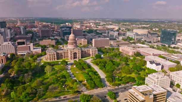 istock Aerial. View of Texas State Capitol 1395611815