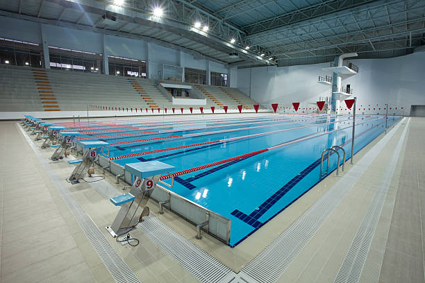 Olympic swimming pool Olympic swimming pool the olympic games stock pictures, royalty-free photos & images