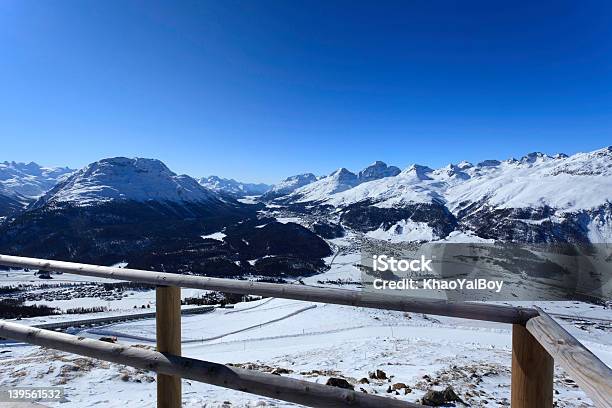 Blick Vom Piz Muottas Muraglschweiz Stockfoto und mehr Bilder von Alpen - Alpen, Berg, Engadin