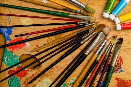 Artist's brushes