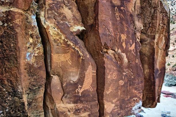 istock Nine Mile Canyon Petroglyph 1395624107
