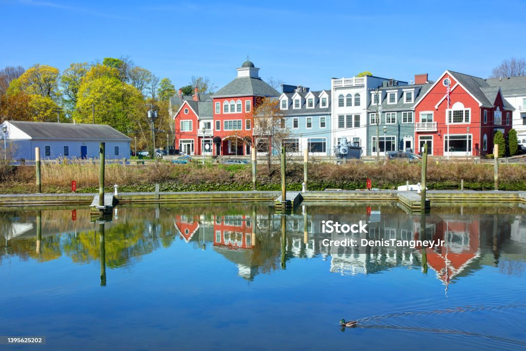 Spring in Milford, Connecticut Milford is a coastal city in New Haven County, Connecticut, United States, located between New Haven and Bridgeport. Connecticut Stock Photo