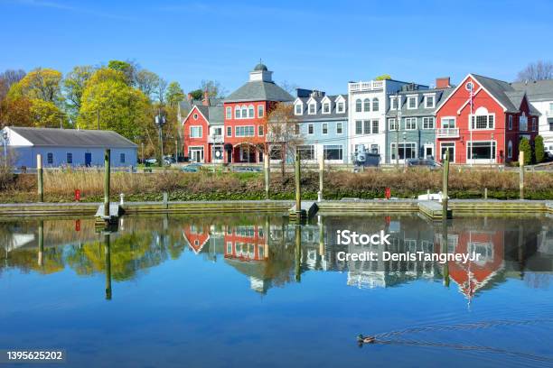 Spring In Milford Connecticut Stock Photo - Download Image Now - Connecticut, Milford - Connecticut, Building Exterior