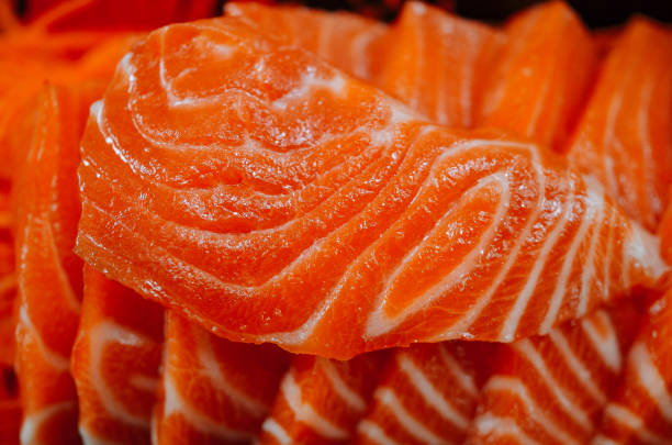 close up of sushi