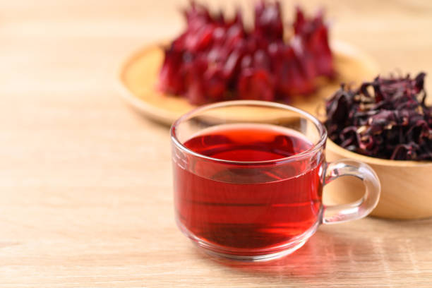 istock Roselle tea, Healthy herbal drink 1395642020