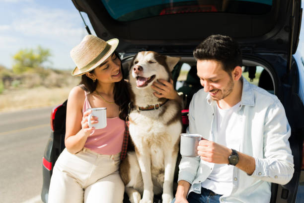 istock Resting from a long car trip on the weekend 1395642891