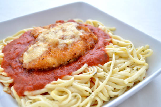 Chicken Parmesan Fettuccini