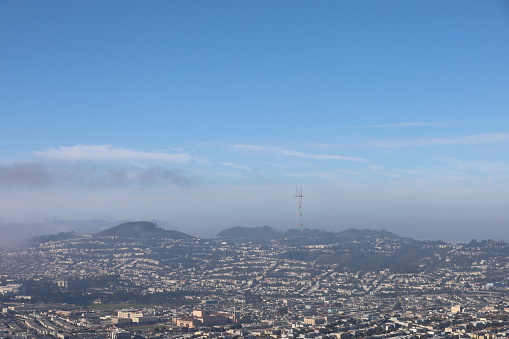 San Francisco and Pacifica from San Bruno mountain