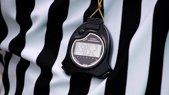 Timer used by a referee during a match