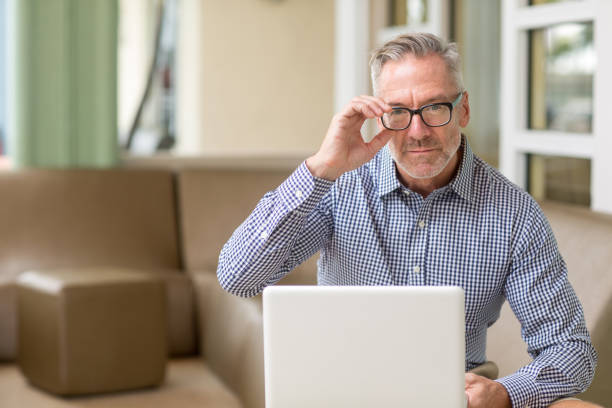 istock Portarit of a handsome older man 1395653215
