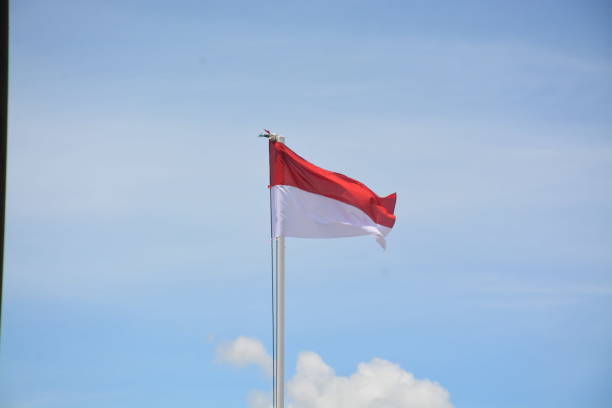 istock flag Indonesian. Hut RI 1395656617