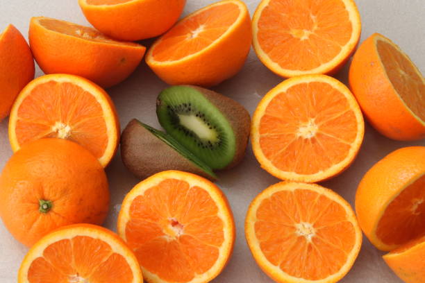 oranges and kiwis for a nice squeeze of vitamins