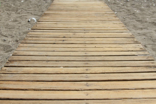 istock Wooden pier on the beach 1395669807
