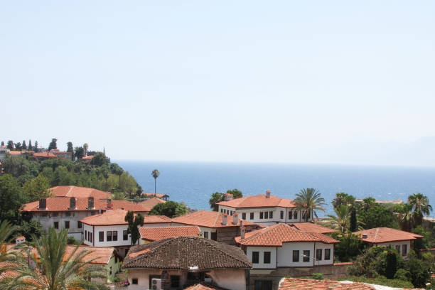 istock Red roofs of the city 1395670664