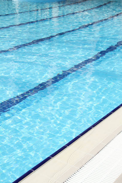 istock Swimming pool is outdoors 1395670816