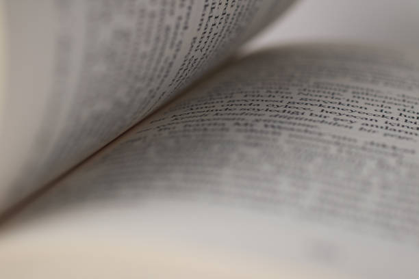 istock Close-up of open book 1395672834