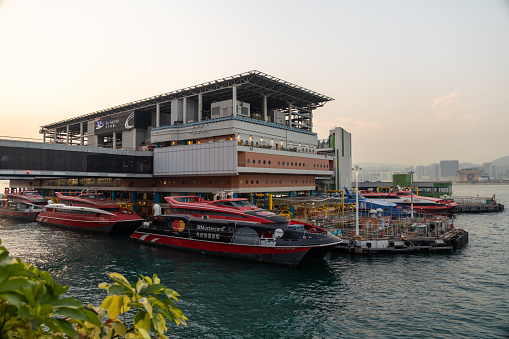 Hong Kong Sea Port View
