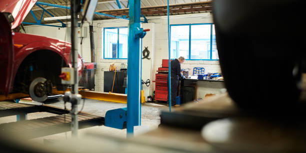 istock garage mechanic at the workbench 1395677144