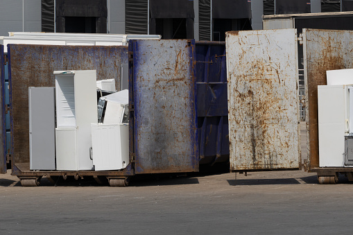 Used household appliances in garbage converter. Disposal problem.