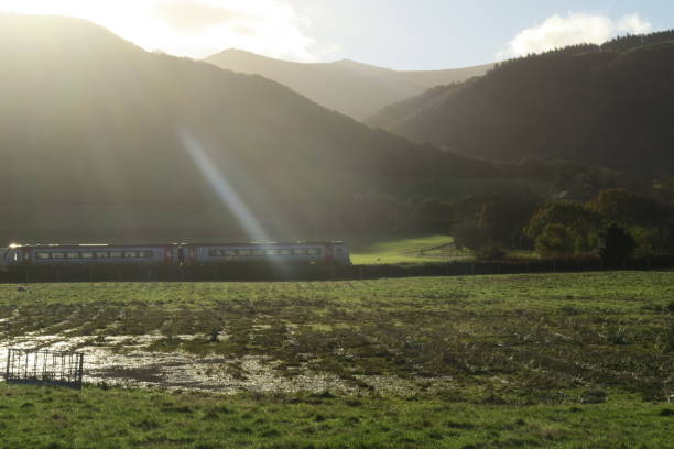 istock Train passing Abergwyngregyn 1395694946