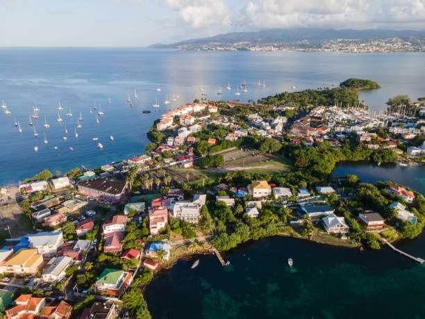 la pointe du bout, les trois-ilets, martinique, french antilles - pointe du bout 뉴스 사진 이미지