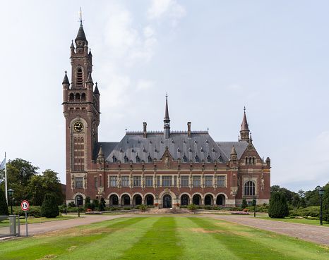 The International Court of Justice in The Hague during Midday.