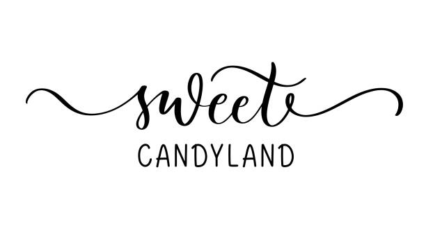 candyland font vector Kostenlose | AI, SVG und EPS