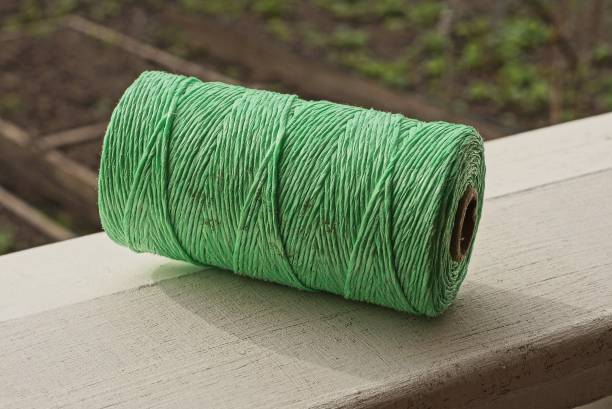 istock one large green coil of rope 1395728951