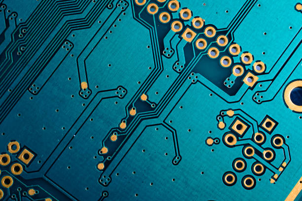 istock Modern Circuit Board Background Banner. background or texture 1395731903