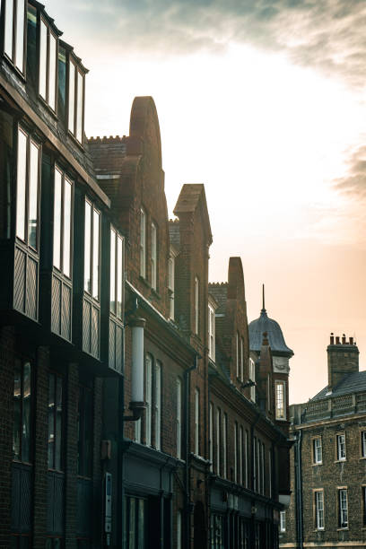 istock Traditional houses in Cambridge, England 1395748401