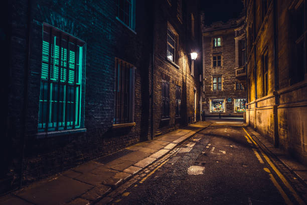 Night scene of Cambridge, UK