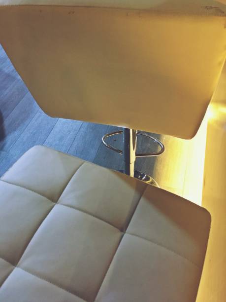 istock Padded seat of a restaurant in Madrid. 1395749285