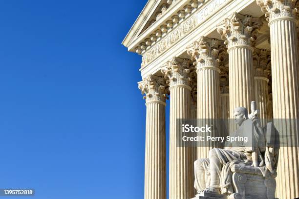 Supreme Court Guardian Of Law Stock Photo - Download Image Now - U.S. Supreme Court, Supreme Court, Legal System