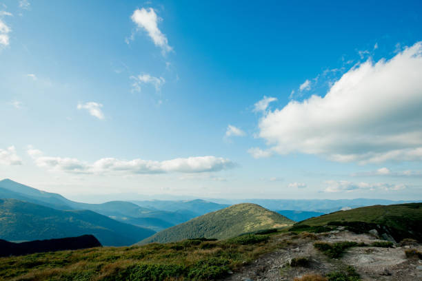 istock Incredible view of the mountain range. Mountain landscape 1395753468