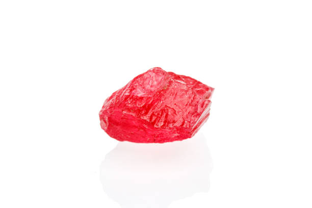 istock macro mineral stone spinel on a white background 1395753840