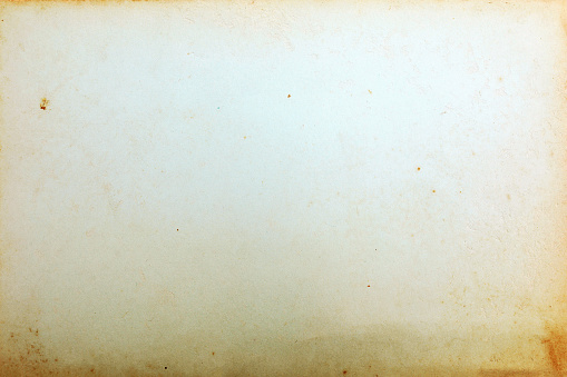Old yellowed paper with stains