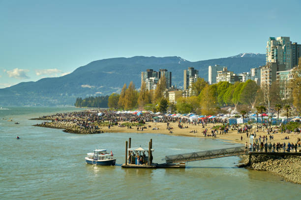 Vancouver 420 Festival stock photo