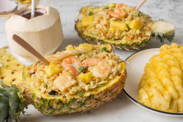 istock Malaysian food - Thai pineapple fried rice 1395760826