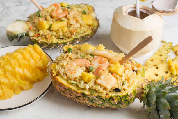 istock Malaysian food - Thai pineapple fried rice 1395760872