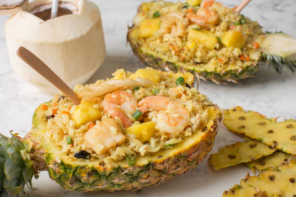 istock Malaysian food - Thai pineapple fried rice 1395760979