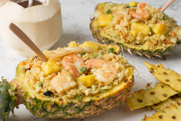 istock Malaysian food - Thai pineapple fried rice 1395760987