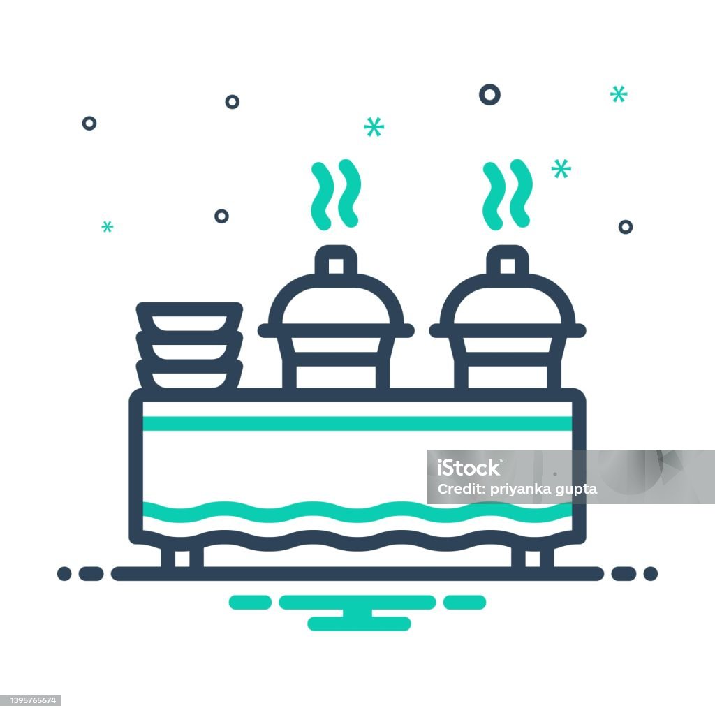 catering services clipart Images High Quality Grahic Catering Service Stock Illustration - Download Image Now - Buffet, Food ...