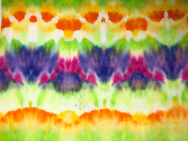 istock Painted Bright Tie Dye Repeat Pattern. Abstract Colorful Tie Dye Banner Illustration. Beautiful Bright Tie Dye Cloth 1395766230