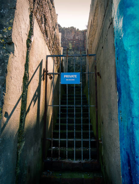 istock Private No Access - sign on a gate 1395771119