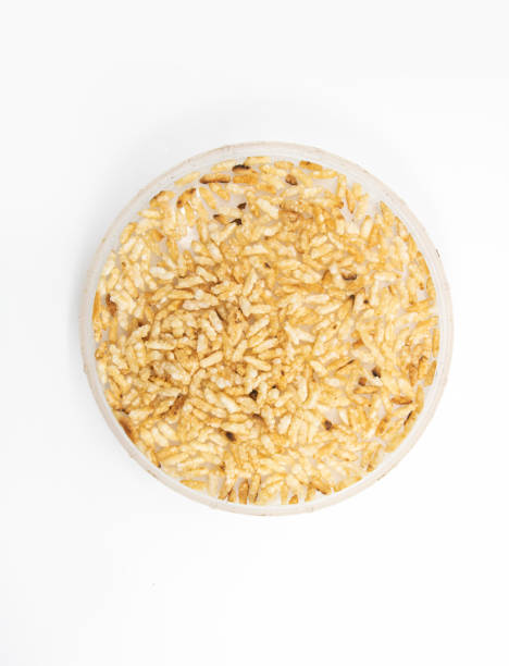 istock fry rice design isolated on white, top view 1395771382