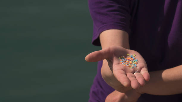 istock Closeup shot of microplastics particles 1395775158