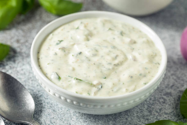 istock Homemade Green Goddess Salad Dressing 1395776564