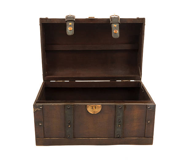Treasure chest stock photo